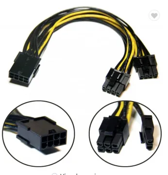 8 Pin to dual 8 (6+2) Pin PCI Express Power Converter Cable for Graphics GPU Video Card PCIE PCI-E VGA Splitter Hub Power Cable