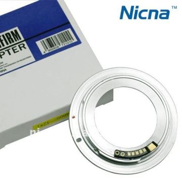 High Precision Silver Brass Nicna Af-comfirm Adapter Ring M42 Lens To Canon Eos Ef