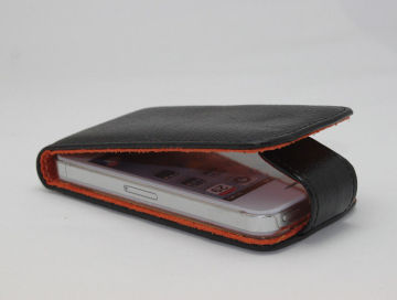 Lichee Pattern Pu Leather Protective Cases Covers For Iphone4 / 4s