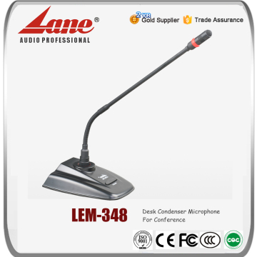 Lane Wired Desktop Conference Gooseneck Microphone LEM - 348