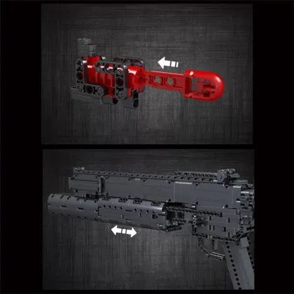 High-Quality DIY Toy Mould King 14014 Block Gun: Montessori Educational Kids' Toy