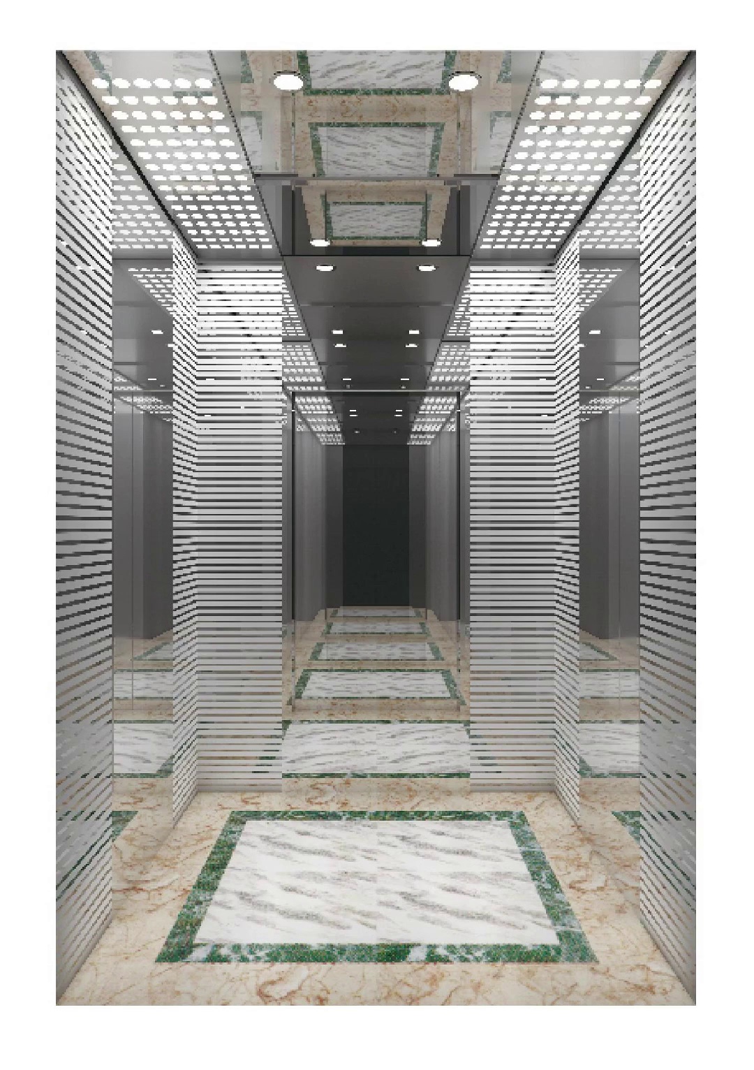 Modern Passenger Elevator with Unique Machine Room Design
