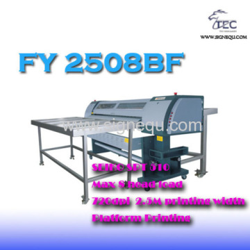 Large Format Flatbed Solvent Printer fy 2508bf 