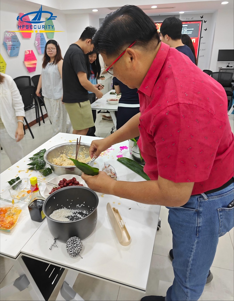 HFSecurity Successfully Hosts Dragon Boat Festival Event: Celebrating Tradition with a Communal Feast and Zongzi-Making