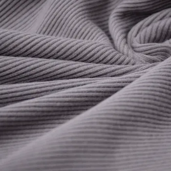 High-Quality 56% Cotton 44% Terylene Knit Fabric for Underwear Collar - 160GSM Ponte De Roma Fabric