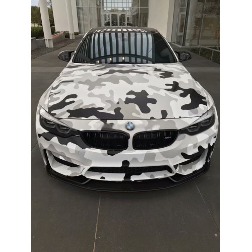 Digital Snow Camouflage PVC Vinyl Wrap