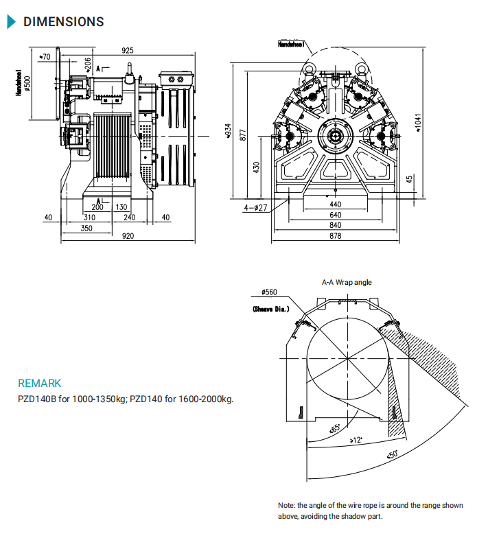 Lift sync traction machine