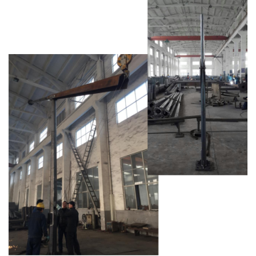 Galvanized Steel Tilt Street Light Poles