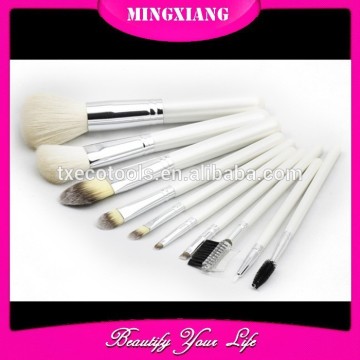 10pcs high quality Goat hair professional makeup brushes