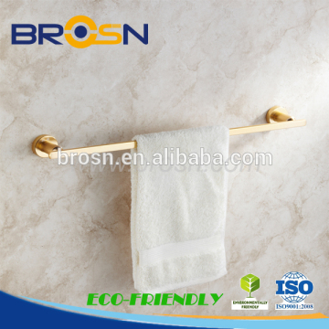 Lower Price Bathroom / Golden color /Single Towel Shelf #15001