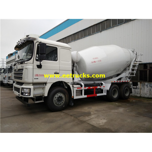 3000 Gallons SHACMAN Used Concrete Mixer Trucks