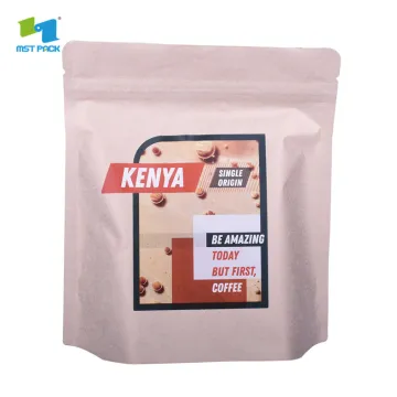 round box bottom one way valve coffee pouch bags