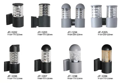 Aluminum led wall lamp