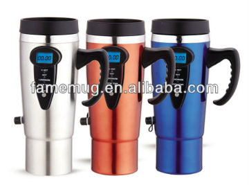 18oz double wall stainless steel heated mug