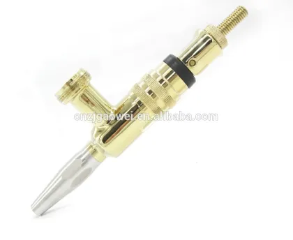 Stainless steel, polished and chrome plated, beer stout faucet