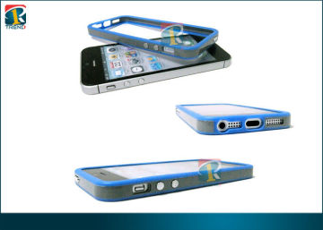 Blue, Orange, White Slim Hybrid 2tone Color Bumper For Apple Iphone 5 Bumper Case