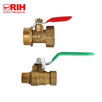 Pneumatic Brass Ball Valve with Inner/Outer Threads