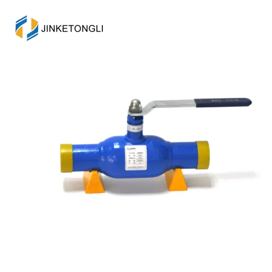 Medium pressure carbon steel flow master fully welded ball valve for hot water