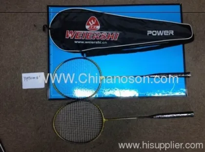 Ferroalloy And Carbon Fiber Nano Badminton Racket 