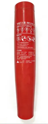 Handheld aerosol fire extinguishing device