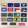 Patches en caoutchouc PVC de drapeau 2D de haute qualité