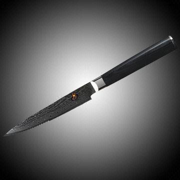 125mm Kitchen Damascus Steak Knife with 440C Edge