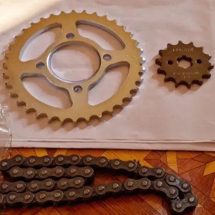 CQHZJ Wholesale Steel Motorcycle Transmissions 1045 Steel Chain And Sprocket Kit Wave 110