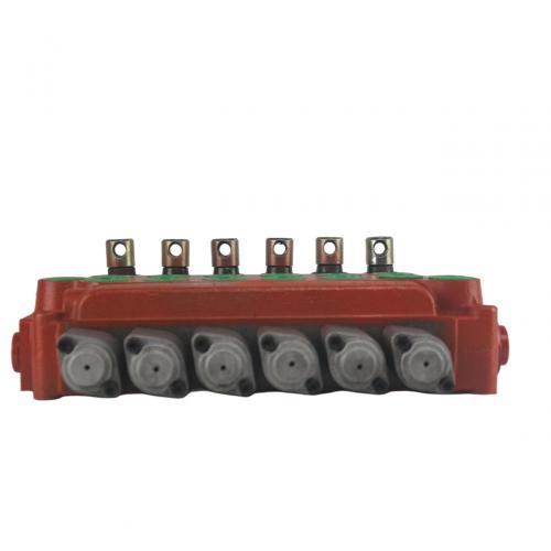 Directional Control Valves 6 lever Spring returning hydraulic monoblock direction valve Supplier