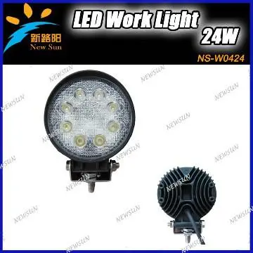 led work light  work lamp 24W/12V 60 Flood beam/ 30 Spot beam