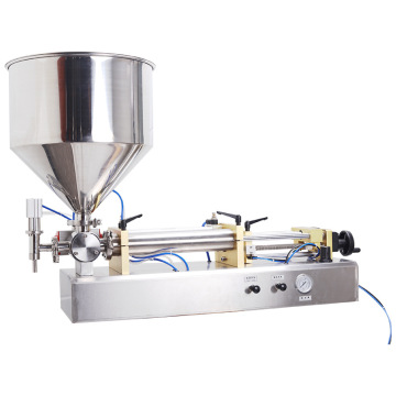 Máquina de llenado de botellas de vidrio de miel de pasta pequeña industrial