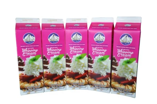 Whipping Cream Semi-automatic gable top filling machine