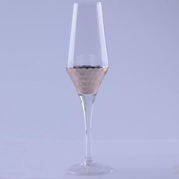 Met de hand gemaakte roségouden drinkglazenset