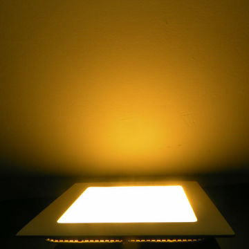 9W Ultra Slim 145x145 mm de 6 pulgadas Square Emprendido LED Panel de techo descendente