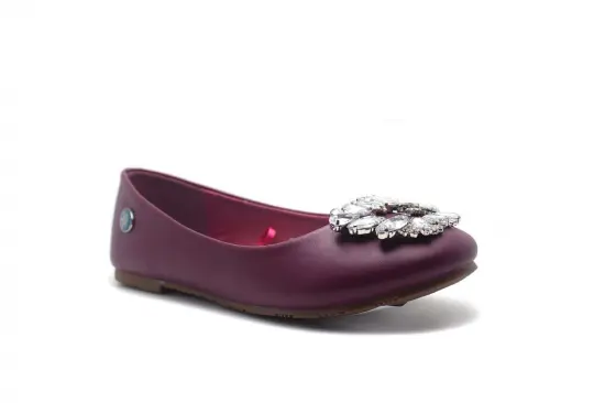 Children's Square diamond buckle Ballet Shoes