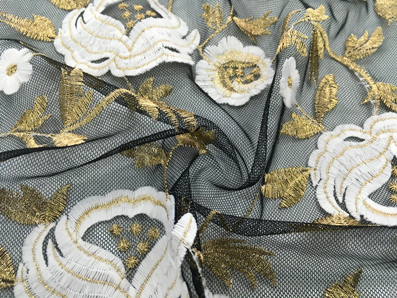 3D embroidery Fabric