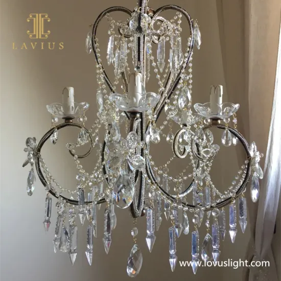 Modern luxury custom crystal chandelier Hotel shopping mall lobby living room crystal chandelier