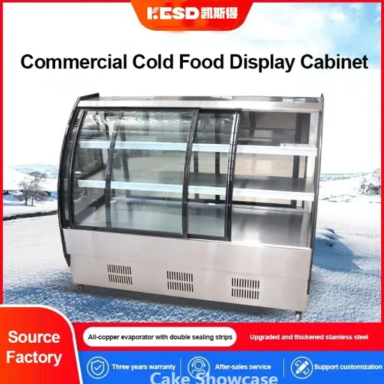 Commercial Bakery Showcase Cake Display with Cooling Function