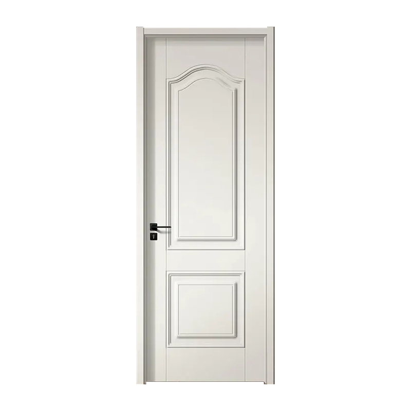 Weiß gestrichene WPC -Tür