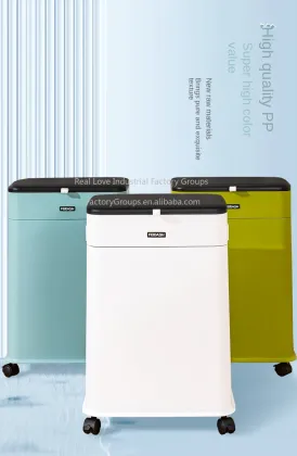 Adjustable Height Trash Can with Lid for Easy Waste Management