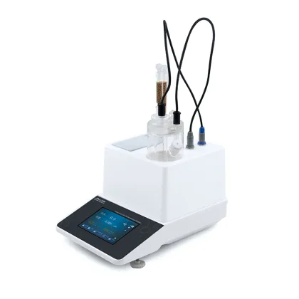 Coulometric Karl Fischer Titrator Water Content Tester