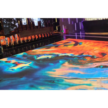 Talle d'affichage LED de piste de danse interactive interactive imperméable extérieure