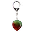 Natural Gemstone Agate Keychain