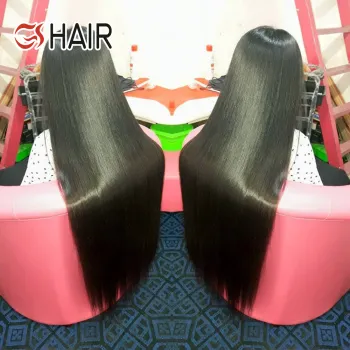 Natural Indian Temple Human Hair Extension - GS Original Straight Virgin Hair