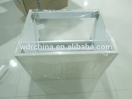 Solid wood wall big size chinese sanitary ware bathroom cabinet