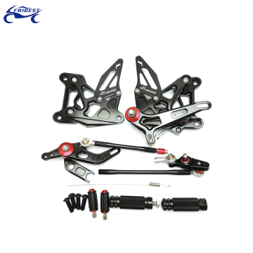 Rearsets, Footpegs, and CNC Foot Controls for MV Agusta F3 (800) 2012-2015: FarmV001-BBK
