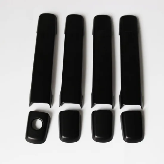 YCSUNZ ABS Exterior Styling Black Side Car Door Handle Protector Cover for Nissan Navara D40 (2006-2009)