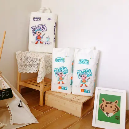 Hot sale organic cotton disposable diapers baby diapers