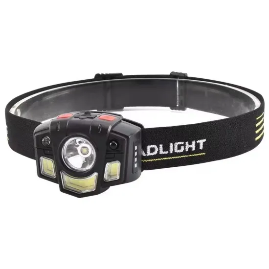 2024 Rechargeable COB LED Torch Headlamp with Motion Sensor