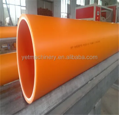 Electricity Pipe Hose Manufacturing Machine and Production Line for MPP Materials