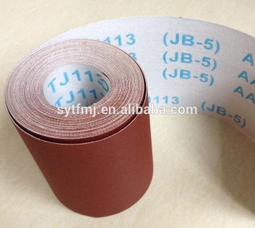 emery cloth aluminium oxide /emery cloth sanding belt /jb-5 abrasive cloth roll emery belt